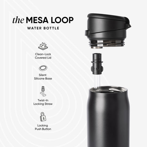 Mesa Loop with Covered Spout - 30oz - Pink Champagne – Simple Modern Custom